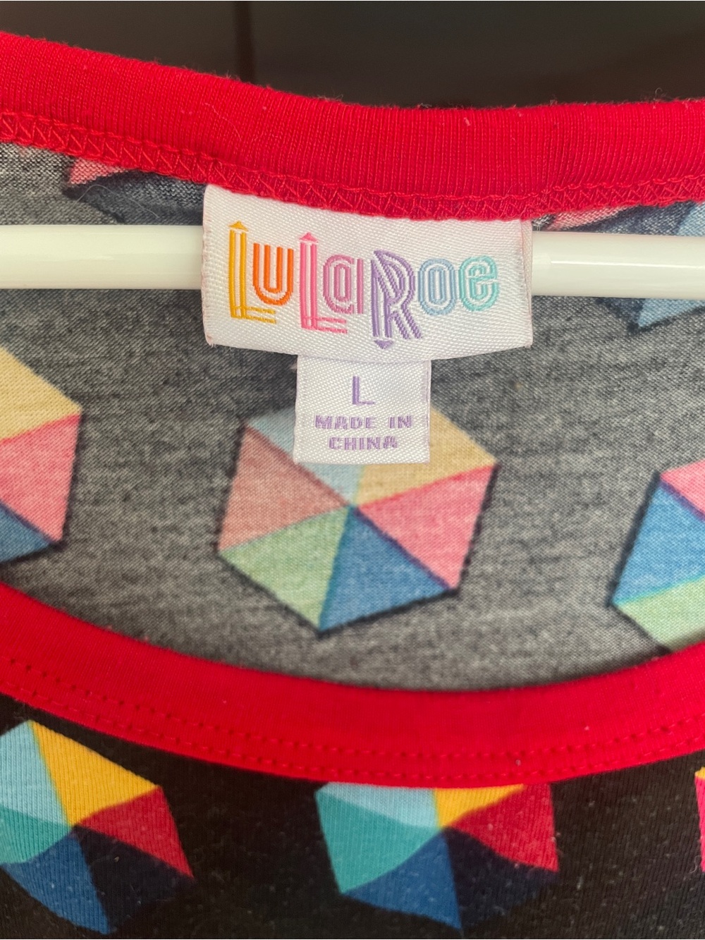 LuLaRoe Julia Navy and White Diamond Midi Dress